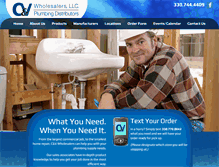 Tablet Screenshot of cvwholesalers.com